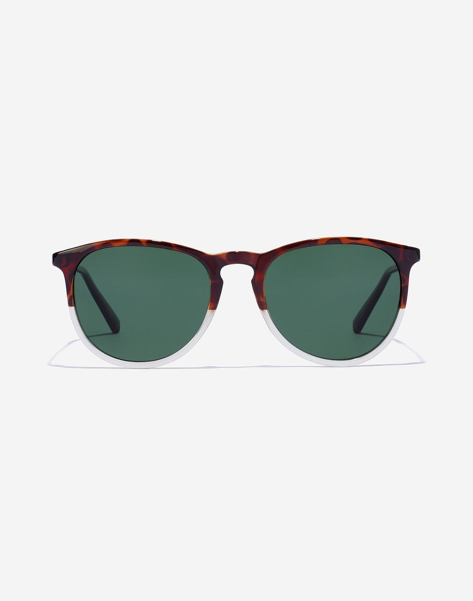 OLLIE POLARIZED WHITE GREEN HAWKERS