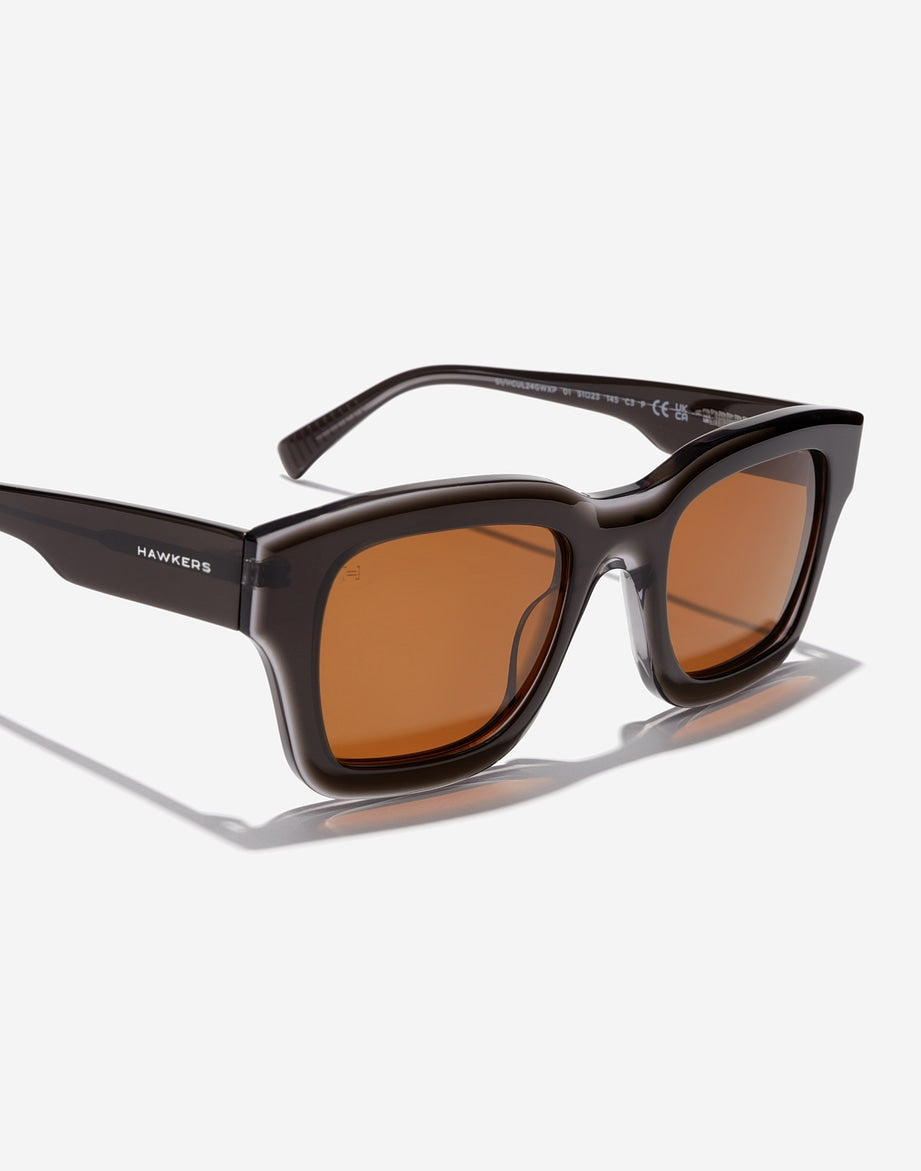 CULTURE - POLARIZED DARK GREY BROWN HAWKERS