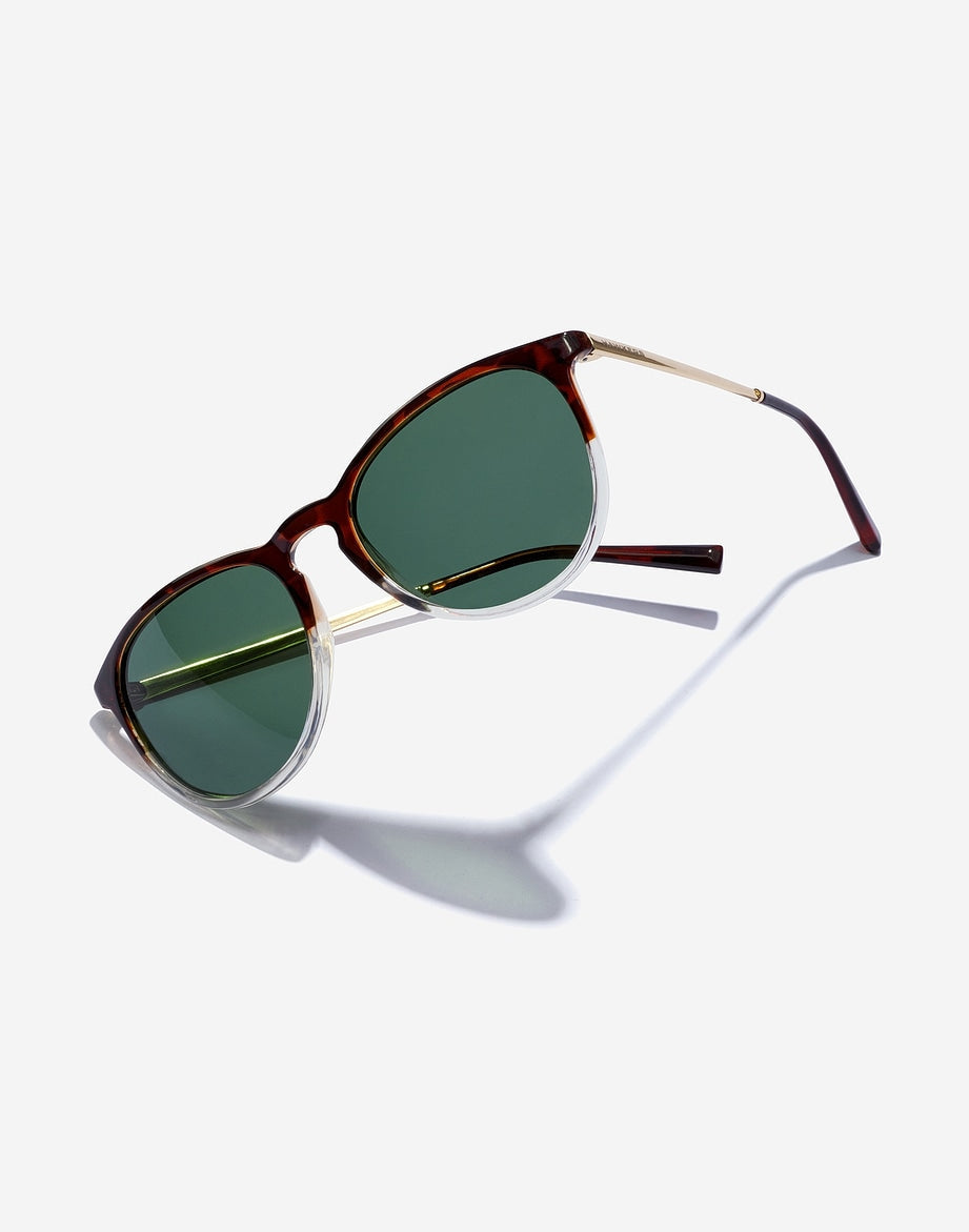 OLLIE POLARIZED WHITE GREEN HAWKERS