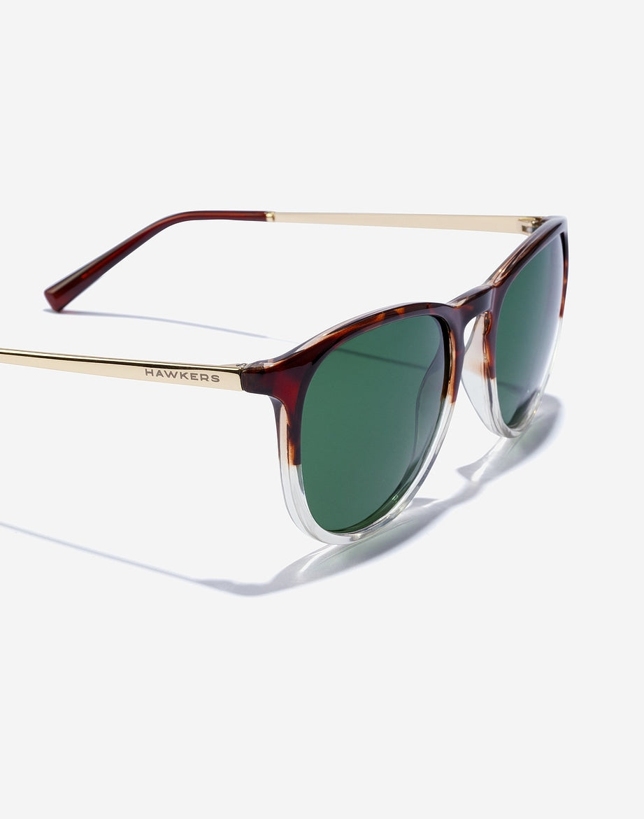 OLLIE POLARIZED WHITE GREEN HAWKERS