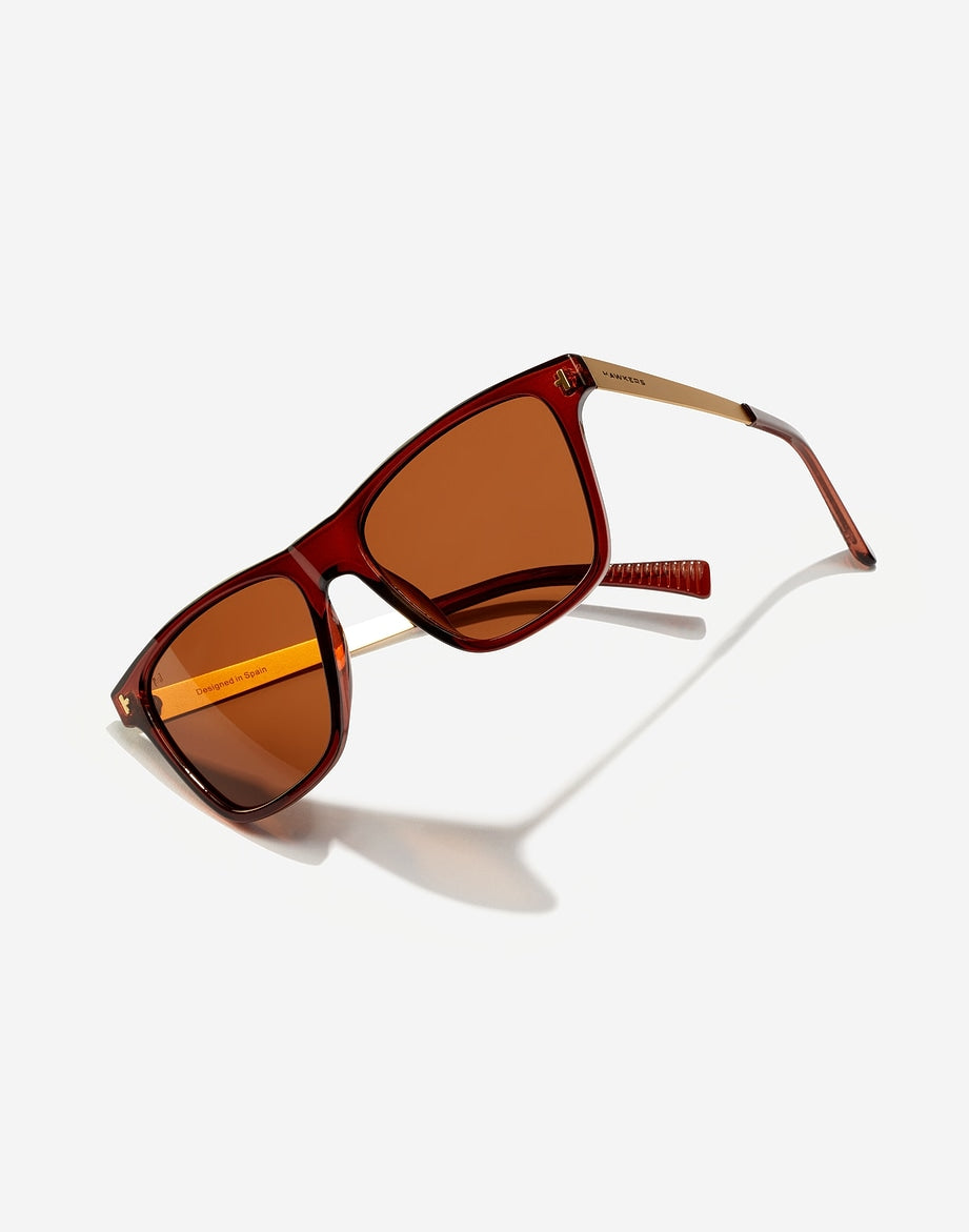 ONE LS METAL BROWN POLARIZED HAWKERS