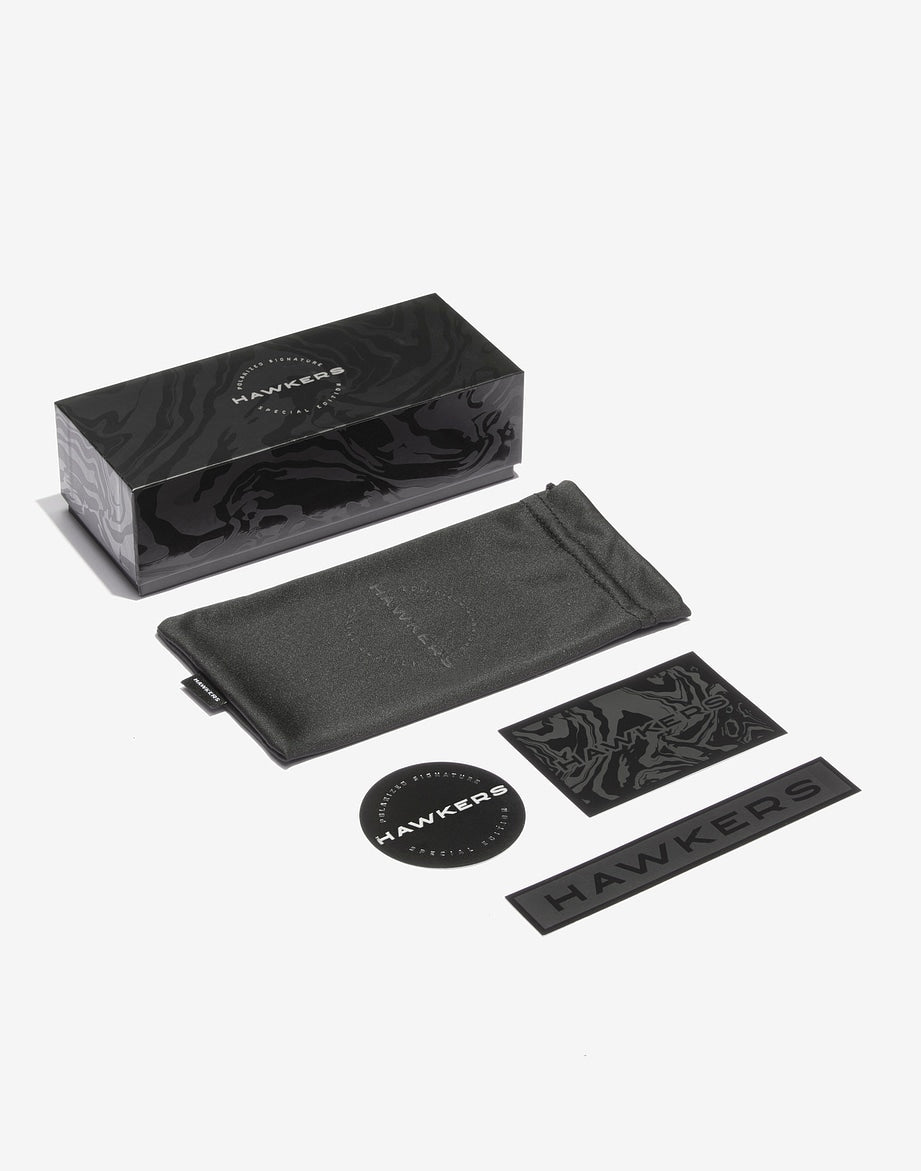 ONE LS RAW - POLARIZED BLACK ALLIGATOR HAWKERS