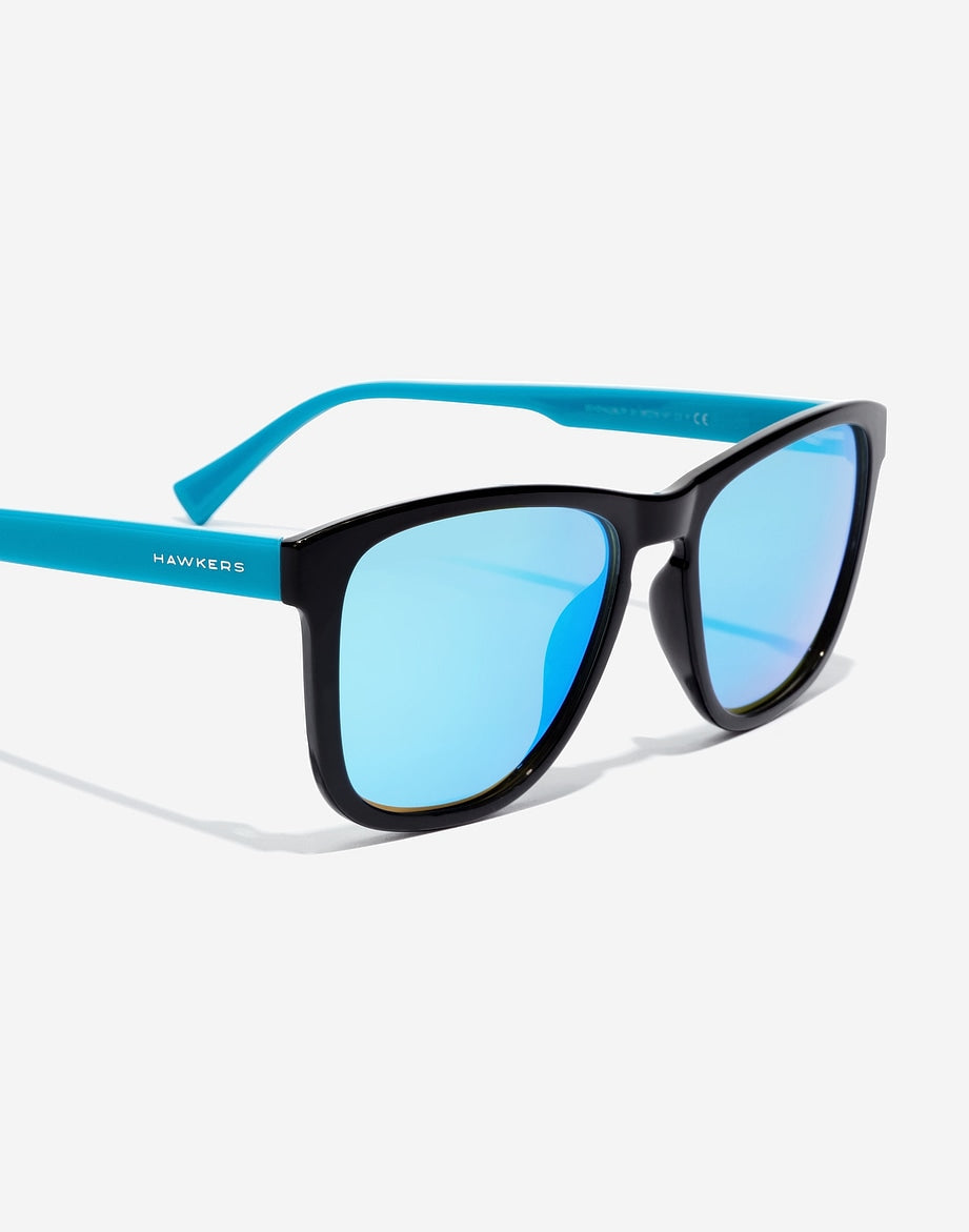 ZHANNA POLARIZED BLACK CLEAR BLUE HAWKERS