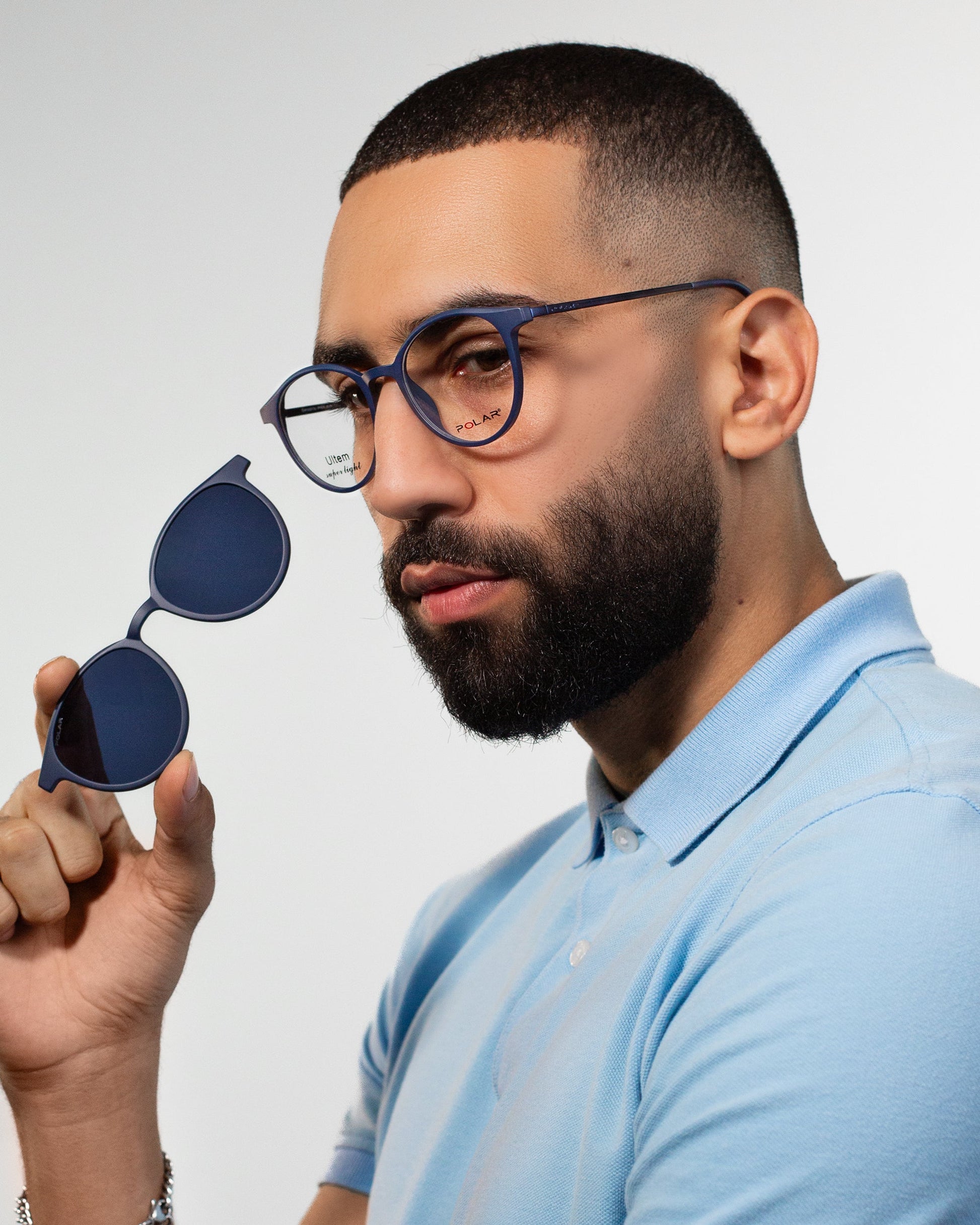 Polar 481 Clip One Argent Bleu Polar