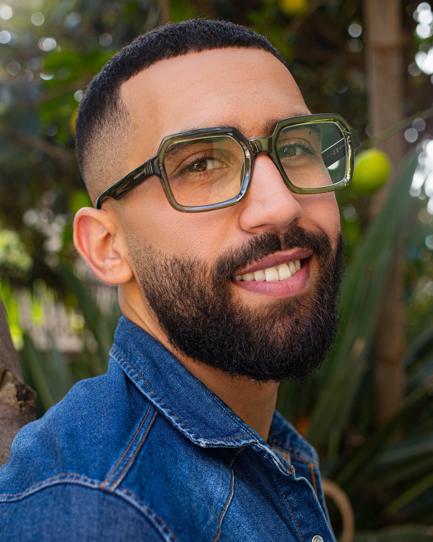 Hawkers Minimal Max Blue Blocks – Kaki HAWKERS