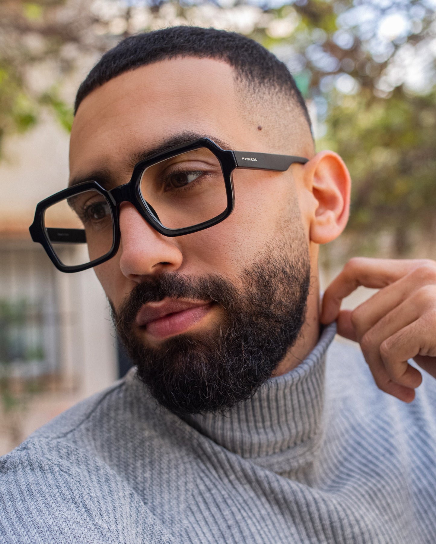 Hawkers Minimal Max Blue Blocks – Noir HAWKERS