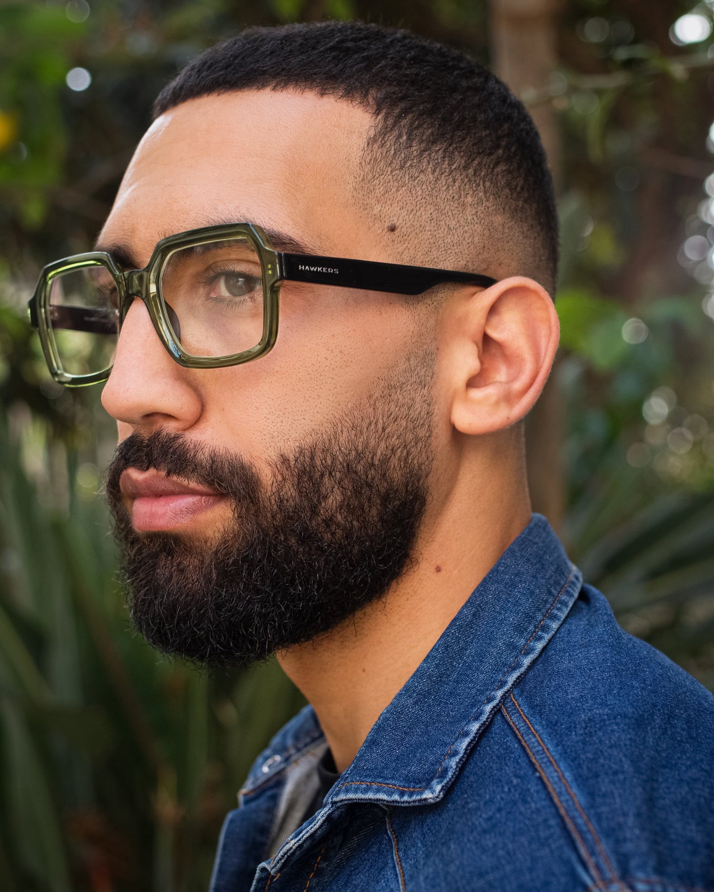 Hawkers Minimal Max Blue Blocks – Kaki HAWKERS