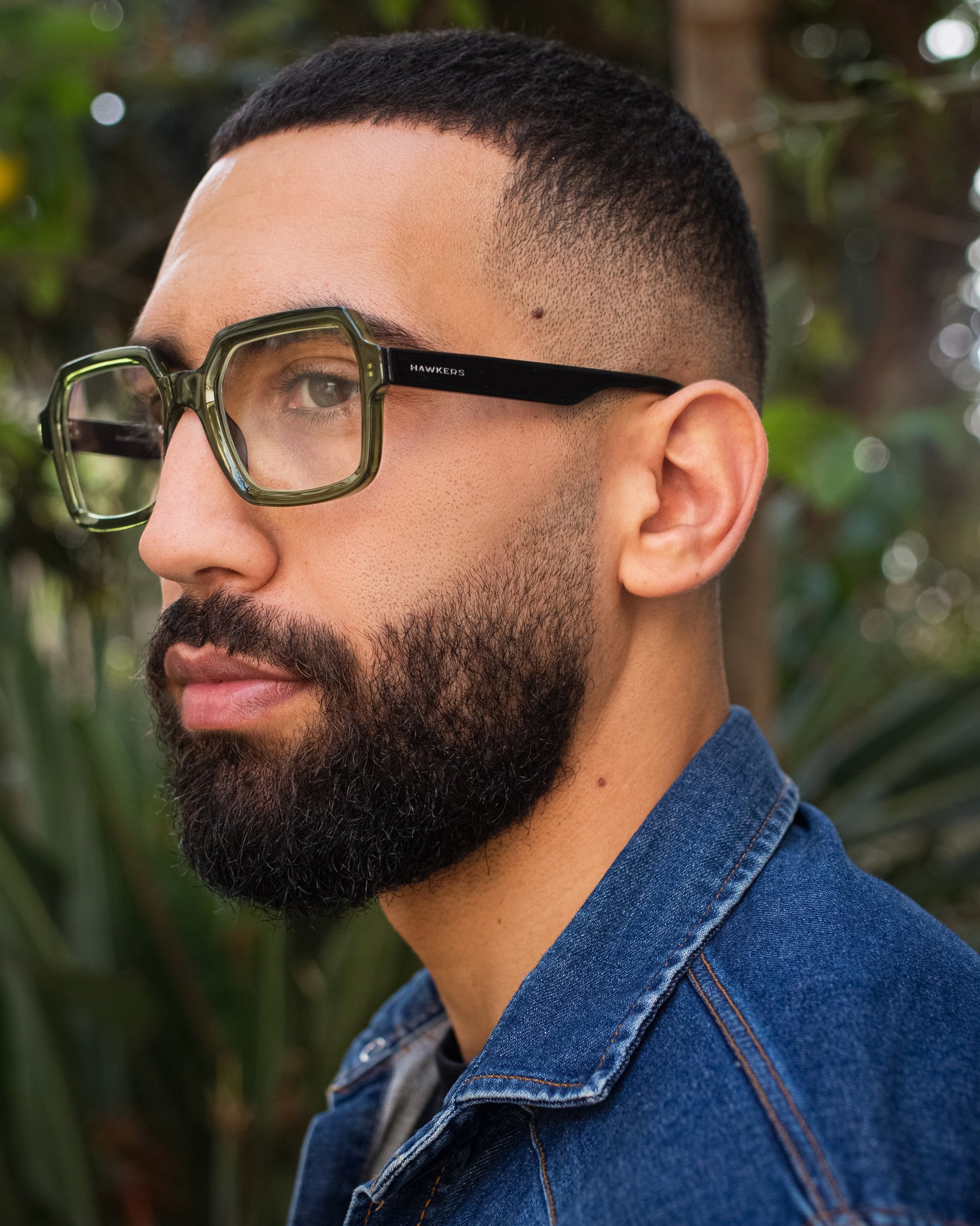 Hawkers Minimal Max Blue Blocks – Kaki HAWKERS