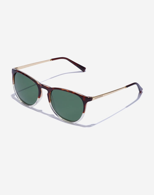 OLLIE POLARIZED WHITE GREEN HAWKERS