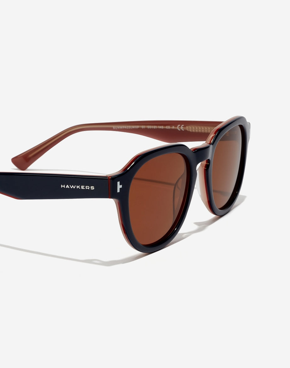 WARWICK PAIR - POLARIZED BLUE BROWN HAWKERS
