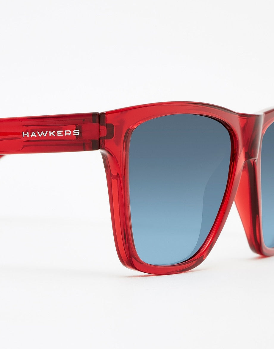 CRYSTAL RED - BLUE GRADIENT ONE LS HAWKERS