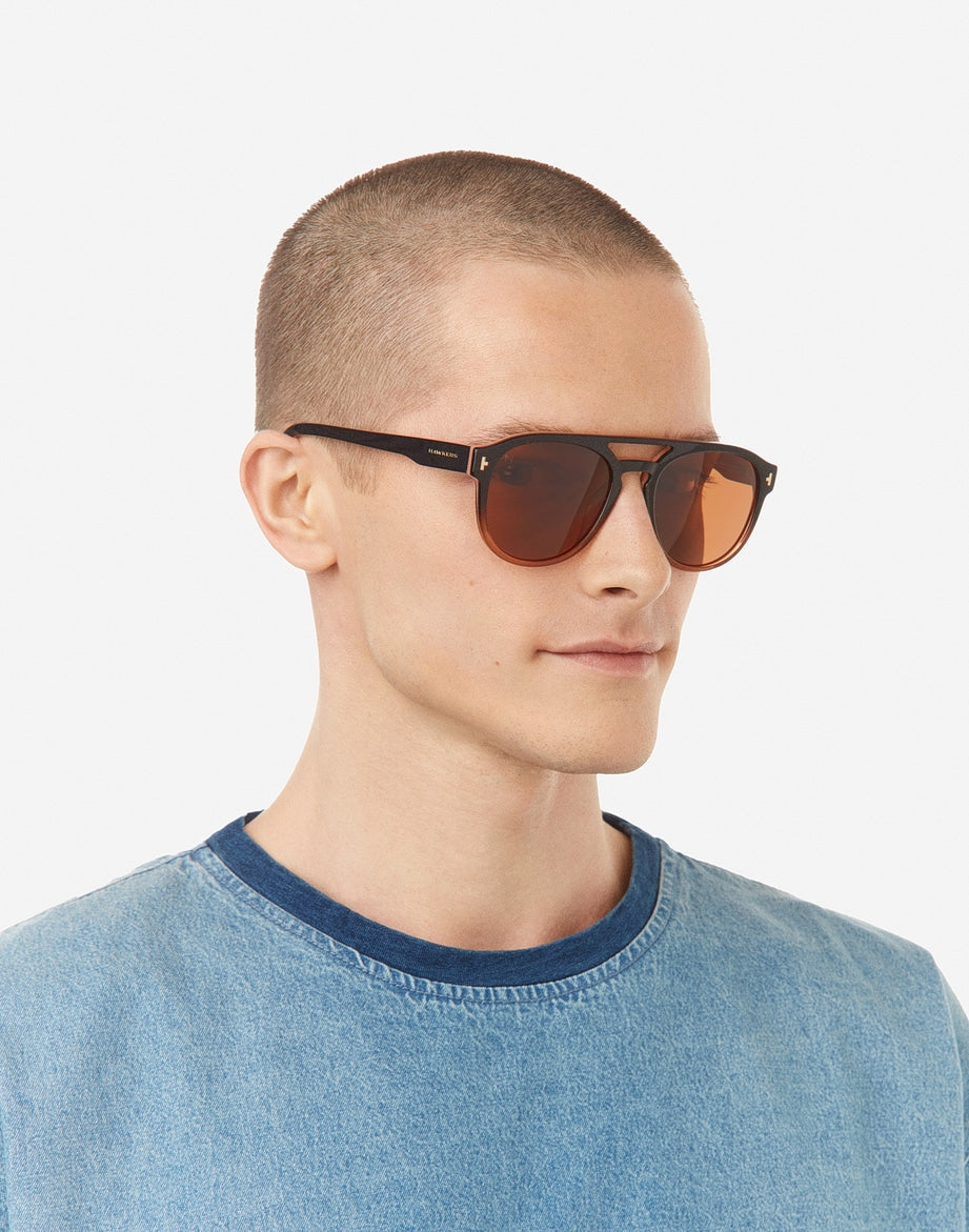 DIVER POLARIZED BLACK BROWN HAWKERS
