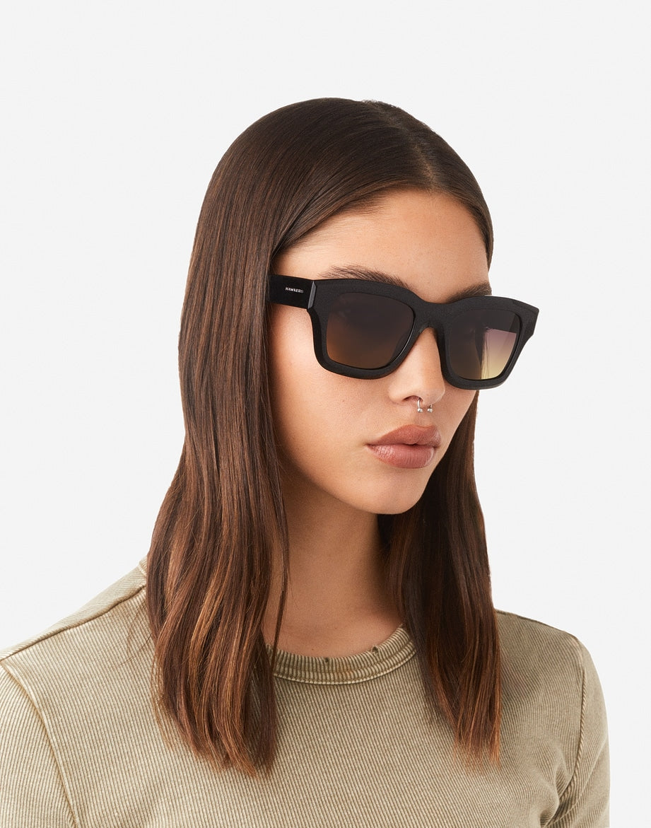 CULTURE - POLARIZED DARK GREY BROWN HAWKERS