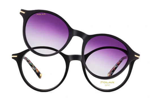 Polar Gold 7020 Clip One – Noir / Violet Foncé Polar