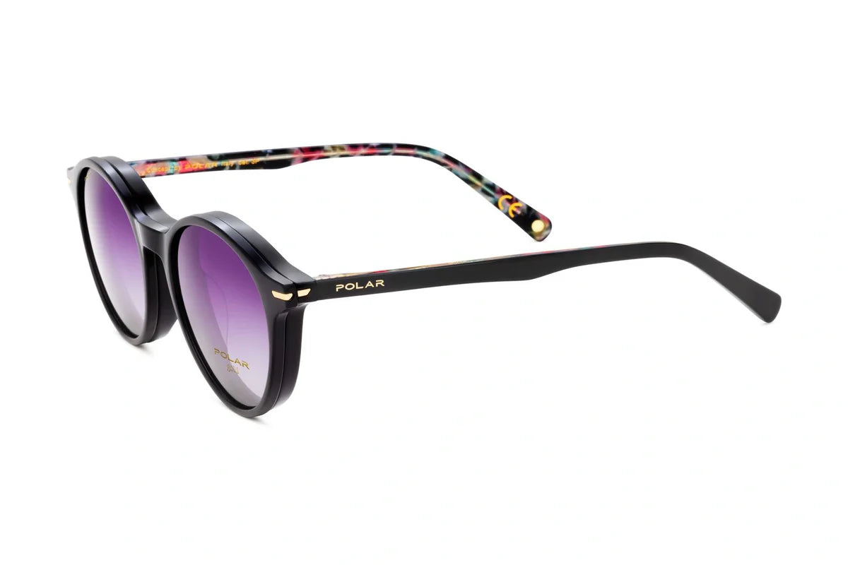 Polar Gold 7020 Clip One – Noir / Violet Foncé Polar