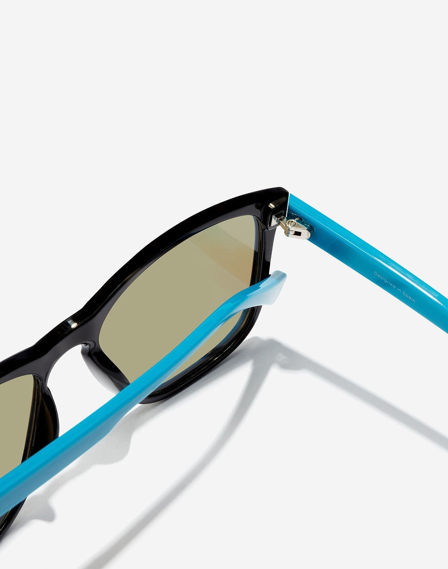 ZHANNA POLARIZED BLACK CLEAR BLUE HAWKERS