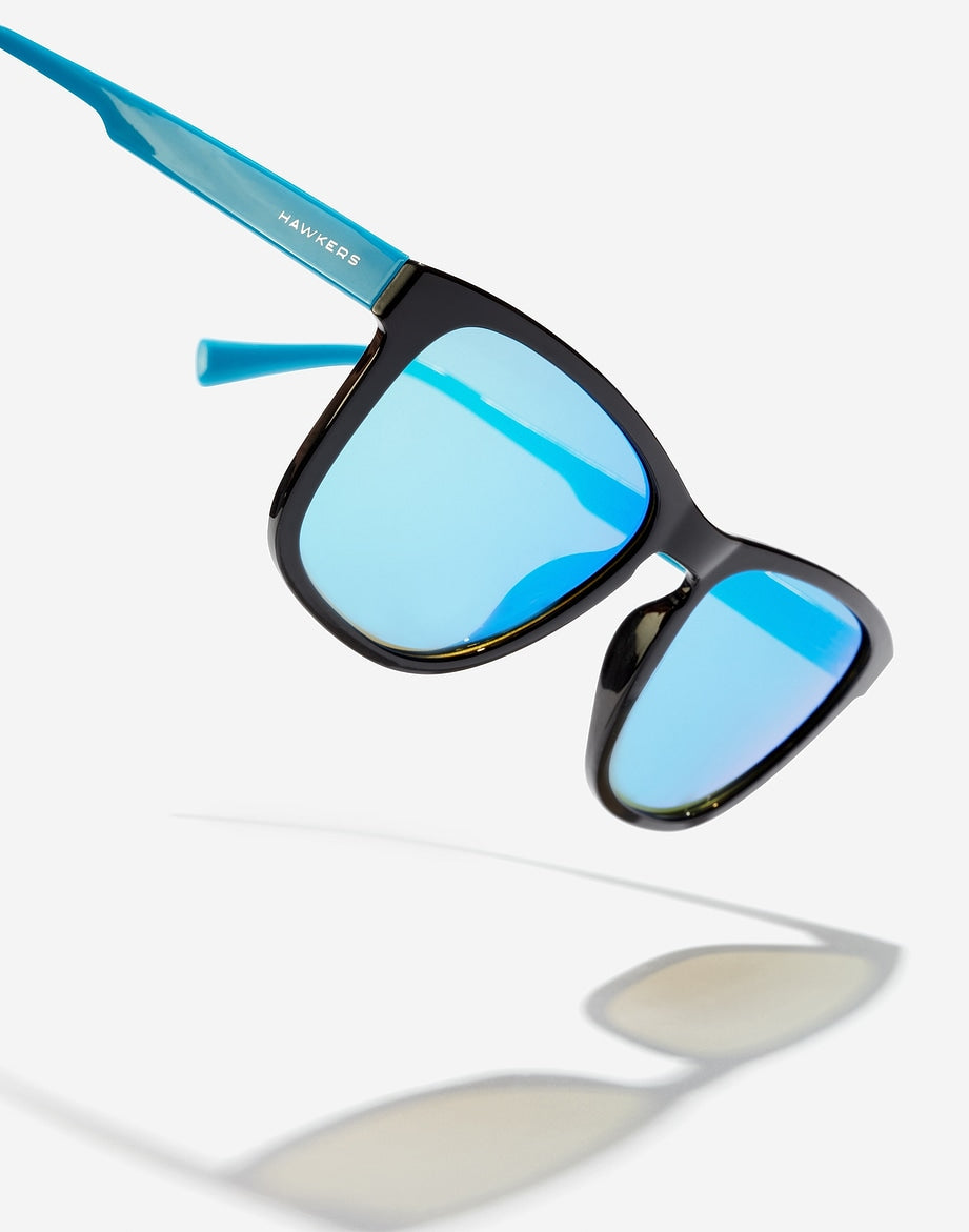 ZHANNA POLARIZED BLACK CLEAR BLUE HAWKERS