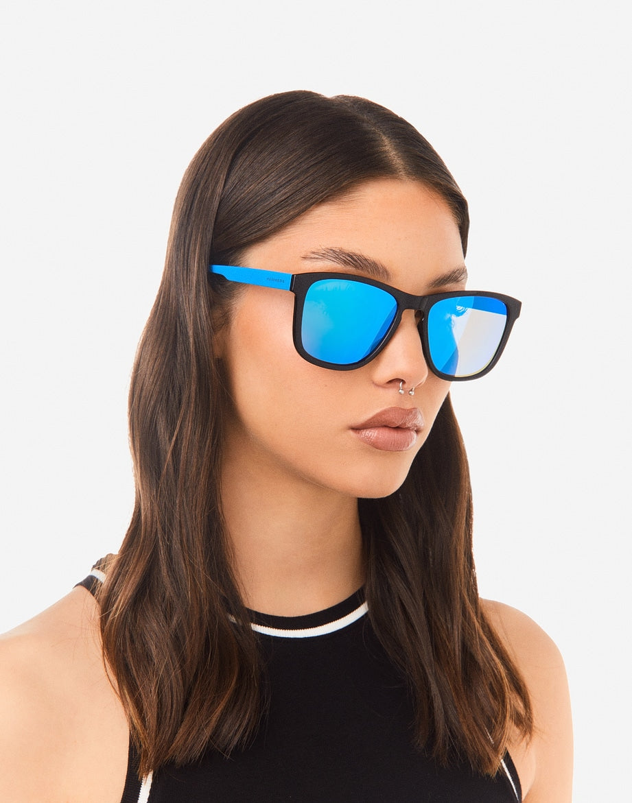 ZHANNA POLARIZED BLACK CLEAR BLUE HAWKERS